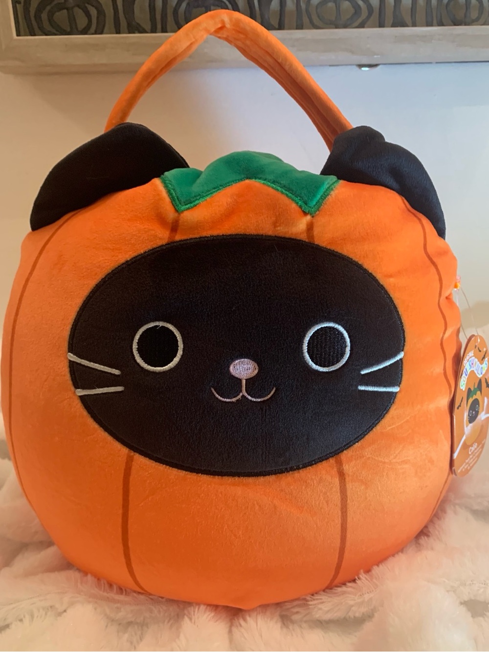 Squishmallows Calio The Cat Halloween Treat Pail • New with Tags